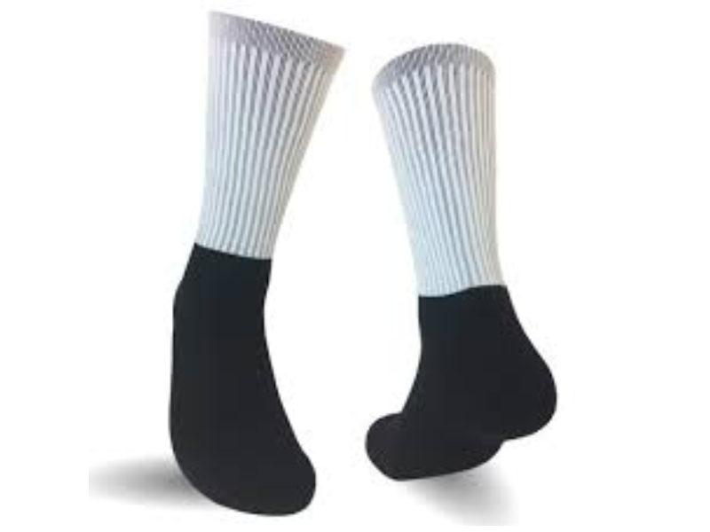 Be the Talk of the Town with your own Customized pair of Athletic Socks.  They can be bundled or bought separately. 